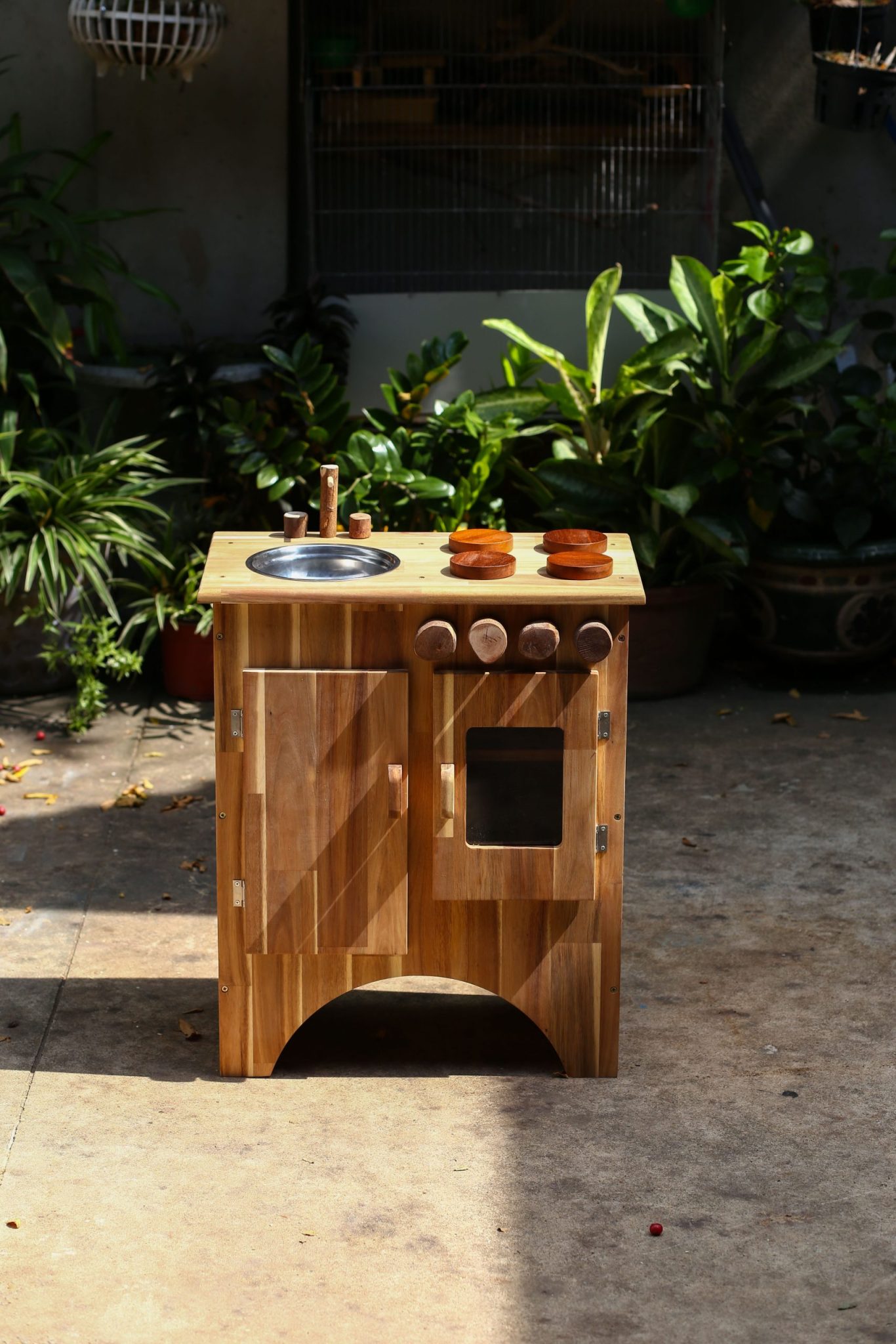 Combo Wooden Stove and Sink - Image 6