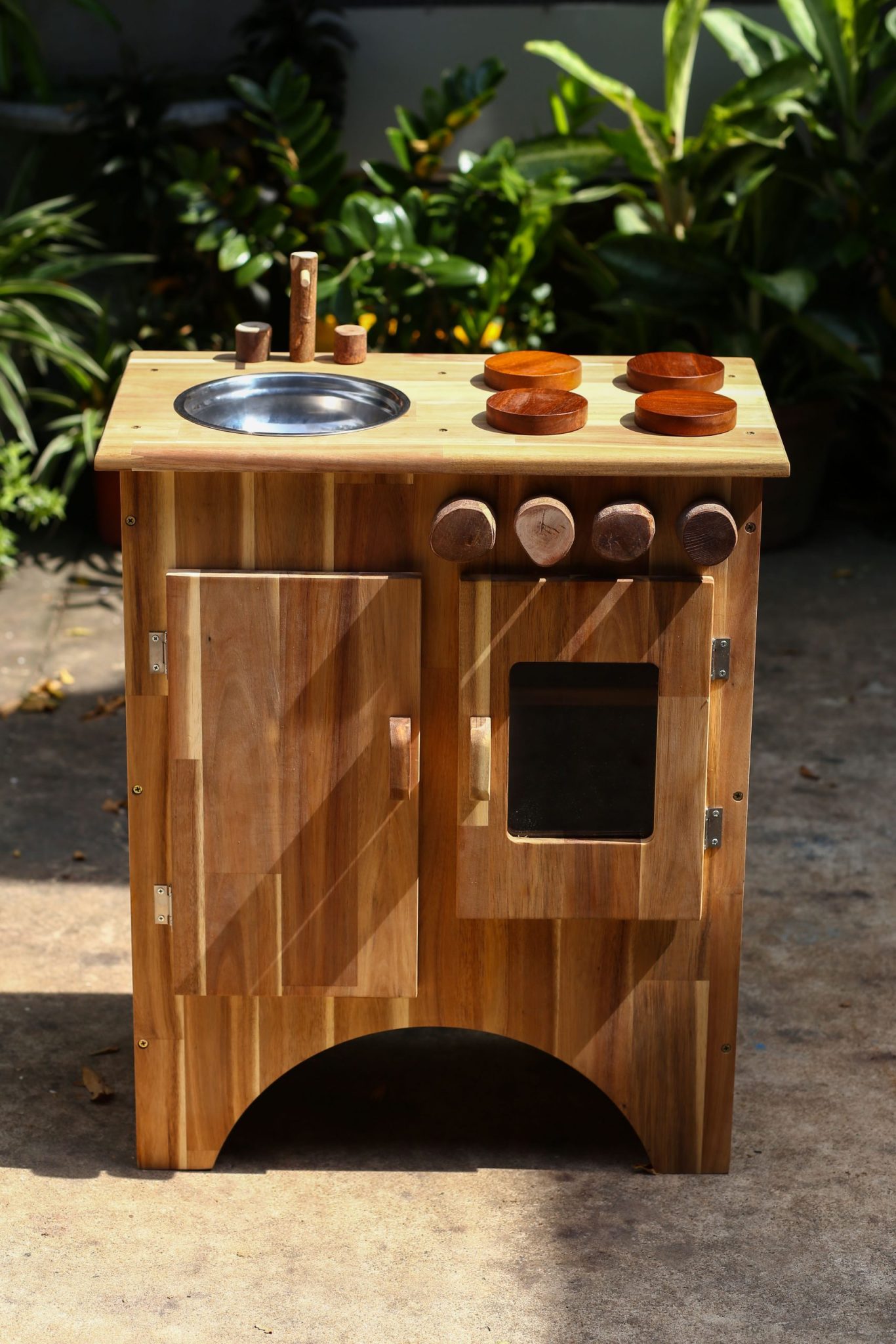 Combo Wooden Stove and Sink - Image 5