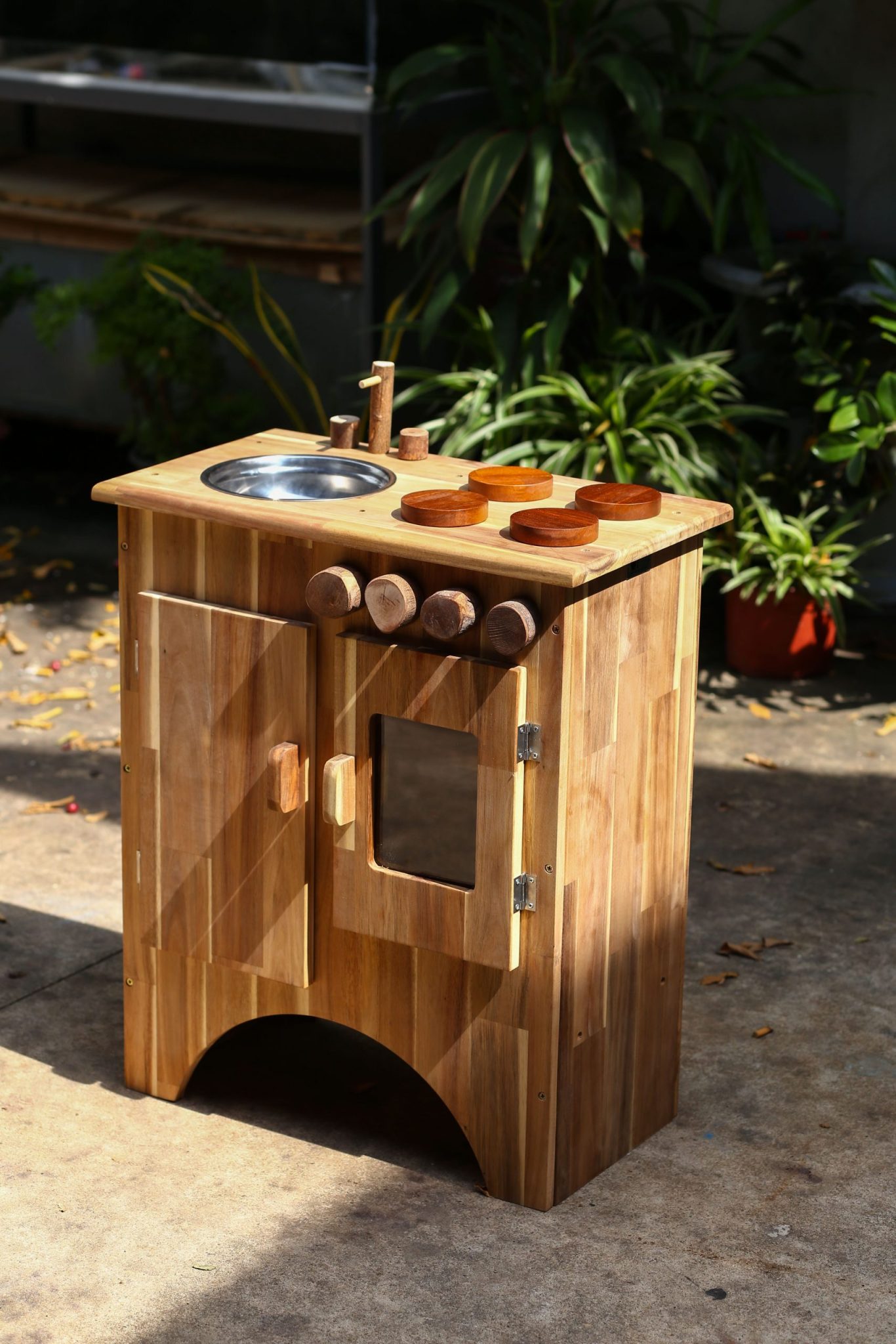Combo Wooden Stove and Sink - Image 4