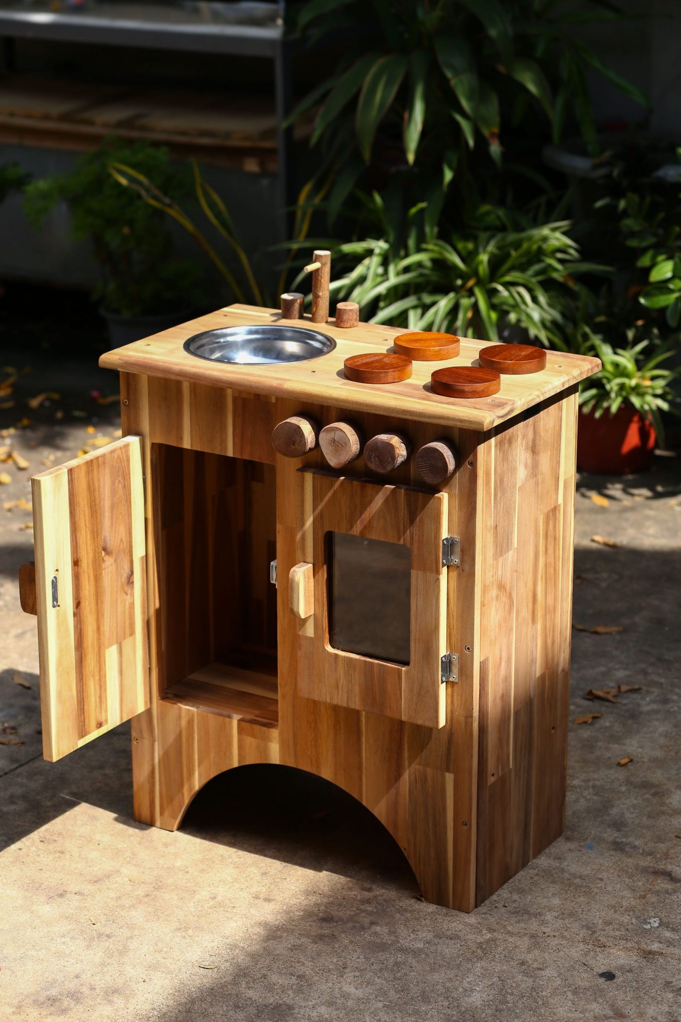 Combo Wooden Stove and Sink - Image 3