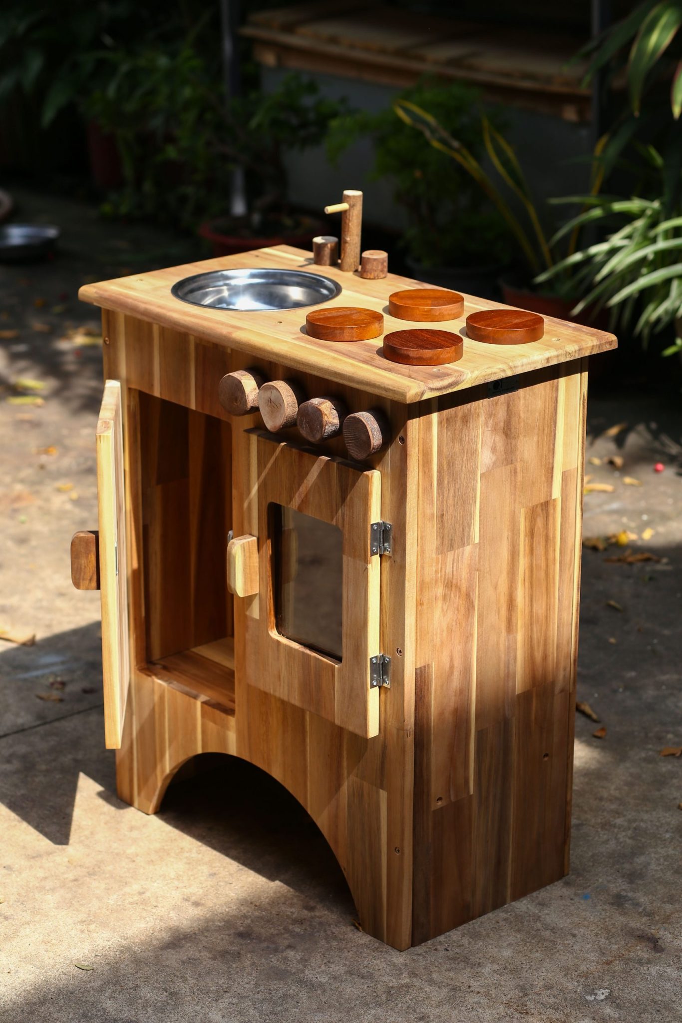 Combo Wooden Stove and Sink - Image 2